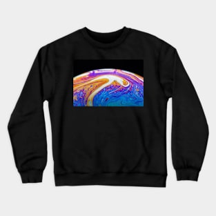 Soap Bubble Close Up Crewneck Sweatshirt